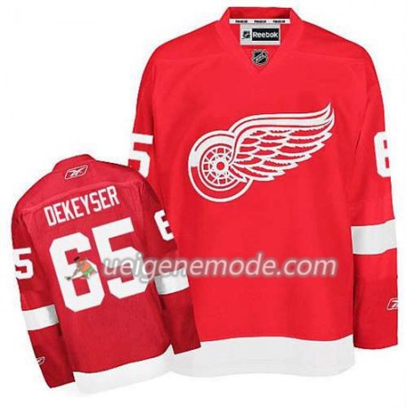 Reebok Herren Eishockey Detroit Red Wings Trikot Danny DeKeyser #65 Heim Rot