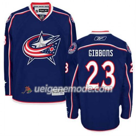 Reebok Herren Eishockey Columbus Blue Jackets Trikot Brian Gibbons #23 Heim Blau