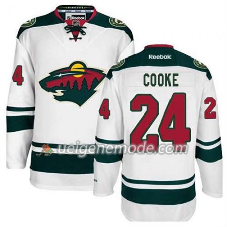 Reebok Herren Eishockey Minnesota Wild Trikot Matt Cooke #24 Auswärts Weiß
