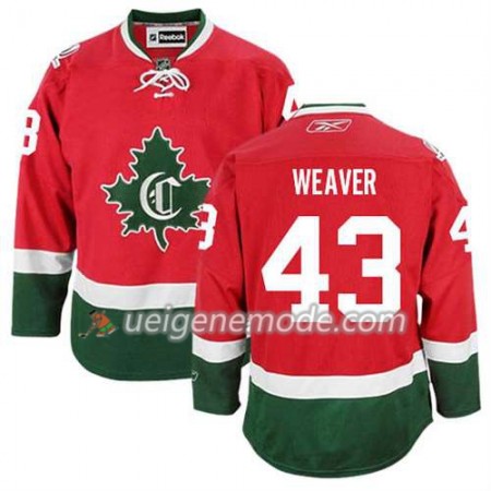 Reebok Herren Eishockey Montreal Canadiens Trikot Mike Weaver #43 Ausweich Nue Rot