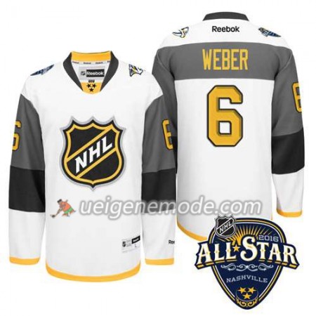 2016 All Star Eishockey Premier-Nashville Predators Trikot Shea Weber #6 Weiß