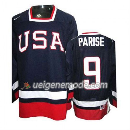 Reebok Herren Eishockey Premier Olympic-USA Team Trikot Zach Parise #9