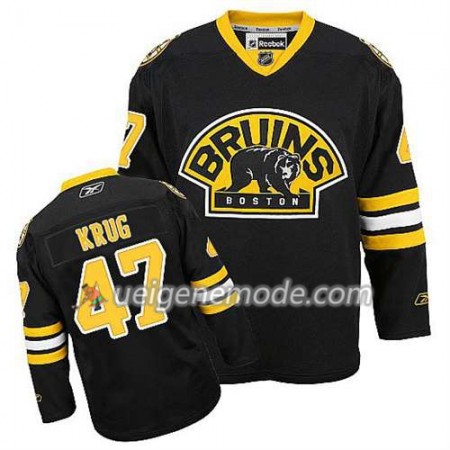 Reebok Herren Eishockey Boston Bruins Trikot Torey Krug #47 Ausweich Schwarz