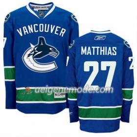 Reebok Herren Eishockey Vancouver Canucks Trikot Shawn Matthias #27 Heim Blau
