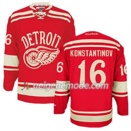 Reebok Herren Eishockey Detroit Red Wings Trikot Wladimir Konstantinov #16 2014 Winter Classic Rot