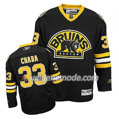 Reebok Herren Eishockey Boston Bruins Trikot Zdeno Chara #33 Ausweich Schwarz