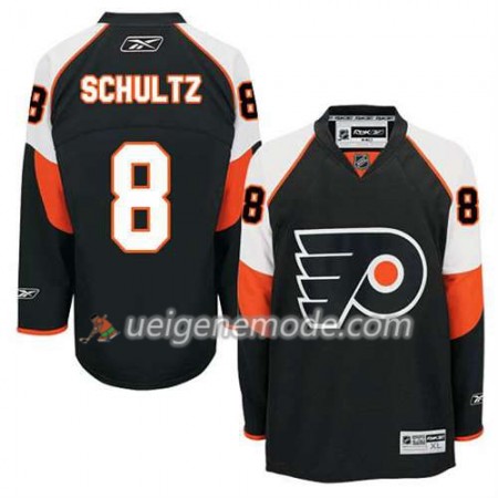 Reebok Herren Eishockey Philadelphia Flyers Trikot Dave Schultz #8 Ausweich Schwarz
