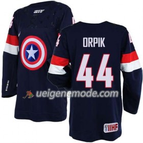 Reebok Herren Eishockey Premier Olympic-USA Team Trikot Brooks Orpik 44 Orpik Blau