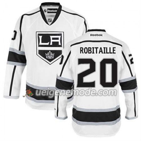 Reebok Herren Eishockey Los Angeles Kings Trikot Luc Robitaille #20 Auswärts Weiß