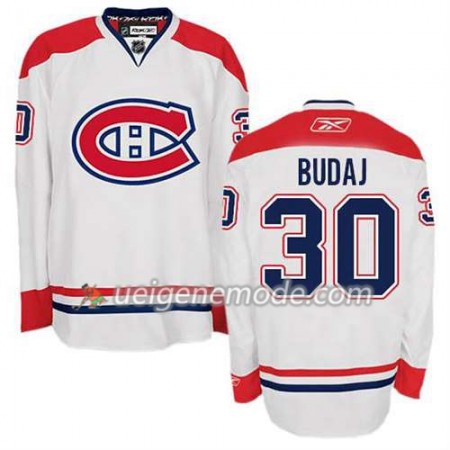 Reebok Herren Eishockey Montreal Canadiens Trikot Peter Budaj #30 Auswärts Weiß