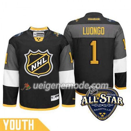 Kinder 2016 All Star Eishockey Premier-Florida Panthers Trikot Roberto Luongo #1 Schwarz