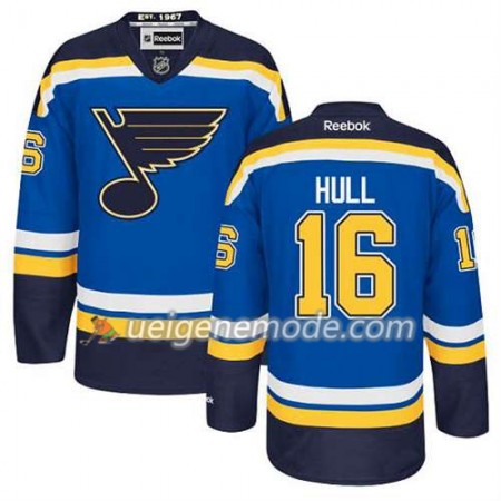 Reebok Herren Eishockey St. Louis Blues Trikot Brett Hull #16 Heim Blau