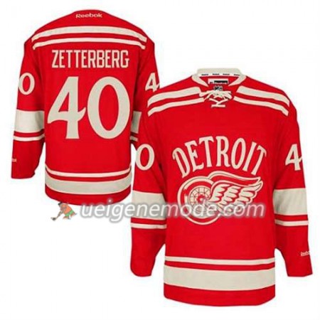 Reebok Herren Eishockey Detroit Red Wings Trikot Henrik Zetterberg #40 2014 Winter Classic Rot