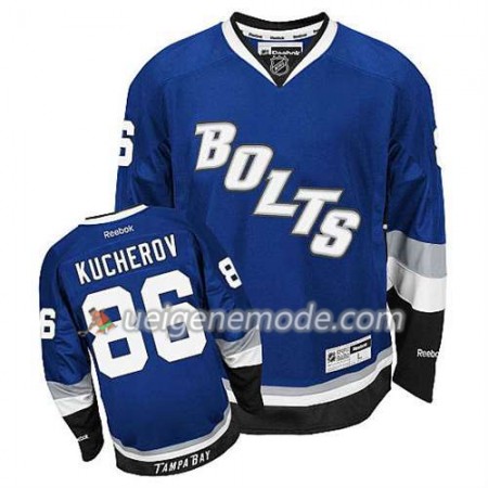 Reebok Herren Eishockey Tampa Bay Lightning Trikot Nikita Kucherov #86 Ausweich Blau