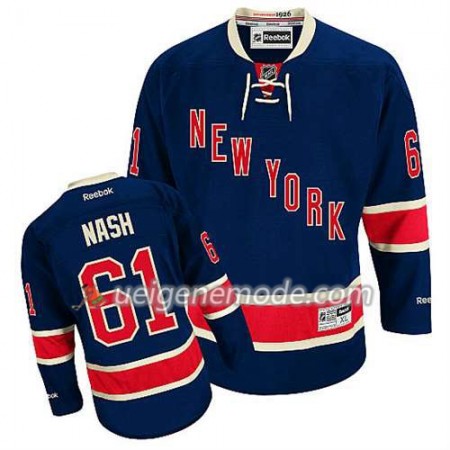 Reebok Herren Eishockey New York Rangers Trikot Rick Nash #61 Ausweich Blau