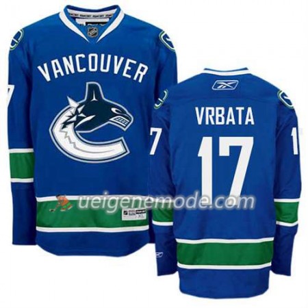 Reebok Herren Eishockey Vancouver Canucks Trikot Radim Vrbata #17 Heim Blau