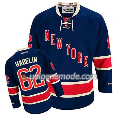 Reebok Herren Eishockey New York Rangers Trikot Carl Hagelin #62 Ausweich Blau