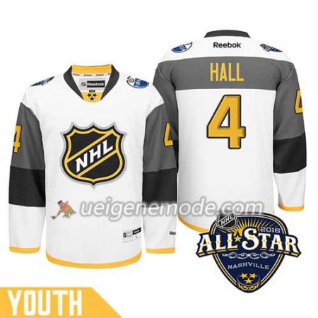 Kinder 2016 All Star Eishockey Premier-Edmonton Oilers Trikot Taylor Hall #4 Weiß