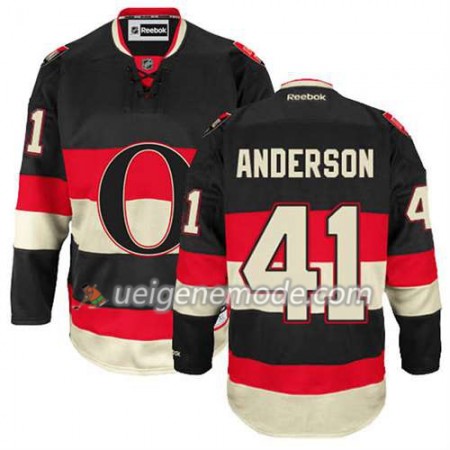 Reebok Herren Eishockey Ottawa Senators Trikot Craig Anderson #41 Nue Ausweich Schwarz
