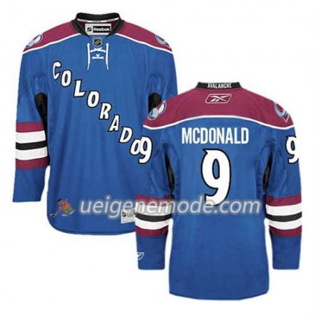 Reebok Herren Eishockey Colorado Avalanche Trikot Lanny McDonald #9 Ausweich Bleu
