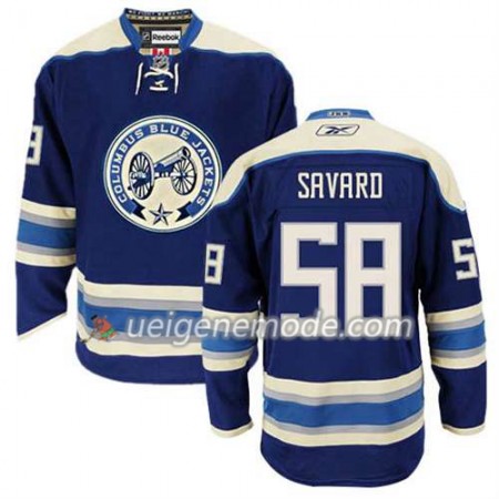 Reebok Herren Eishockey Columbus Blue Jackets Trikot David Savard #58 Ausweich Blau
