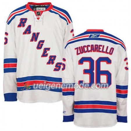 Reebok Herren Eishockey New York Rangers Trikot Mats Zuccarello #36 Auswärts Weiß