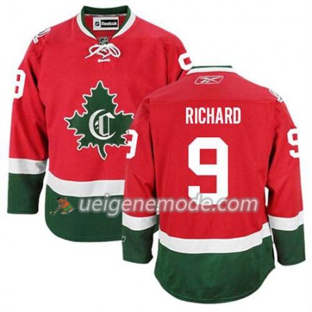 Reebok Herren Eishockey Montreal Canadiens Trikot Maurice Richard #9 Ausweich Nue Rot