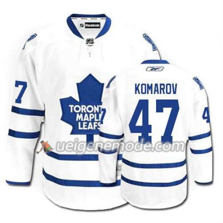 Reebok Herren Eishockey Toronto Maple Leafs Trikot Leo Komarov #47 Auswärts Weiß