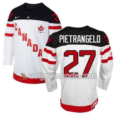 Kinder Eishockey Olympic-Canada Team Trikot Alex Pietrangelo #27 100th Anniversary Weiß