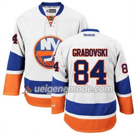 Reebok Herren Eishockey New York Islanders Trikot Mikhail Grabovski #84 Auswärts Weiß