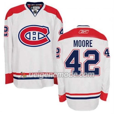 Reebok Herren Eishockey Montreal Canadiens Trikot Dominic Moore #42 Auswärts Weiß