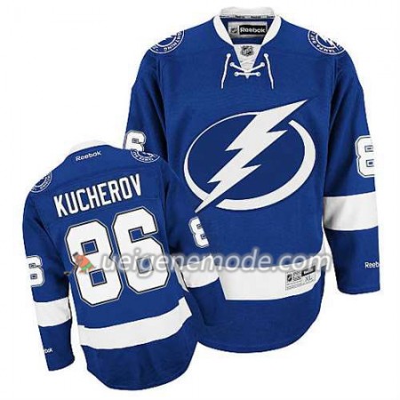 Reebok Herren Eishockey Tampa Bay Lightning Trikot Nikita Kucherov #86 Heim Schwarz