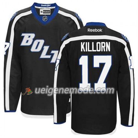 Reebok Herren Eishockey Tampa Bay Lightning Trikot Alex Killorn #17 Ausweich Schwarz