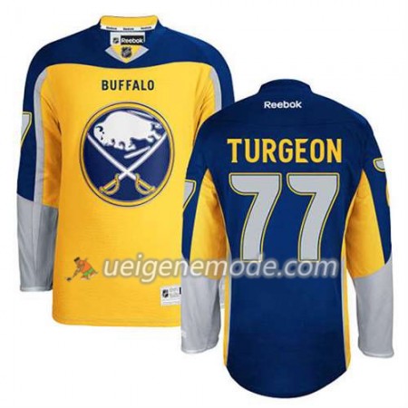 Reebok Herren Eishockey Buffalo Sabres Trikot Pierre Turgeon #77 Nue Ausweich Gold