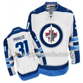 Reebok Herren Eishockey Winnipeg Jets Trikot Ondrej Pavelec #31 Auswärts Weiß