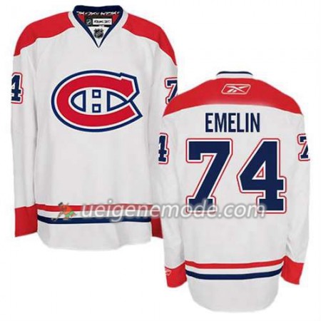 Reebok Herren Eishockey Montreal Canadiens Trikot Alexei Emelin #74 Auswärts Weiß