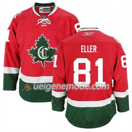 Reebok Herren Eishockey Montreal Canadiens Trikot Lars Eller #81 Ausweich Nue Rot