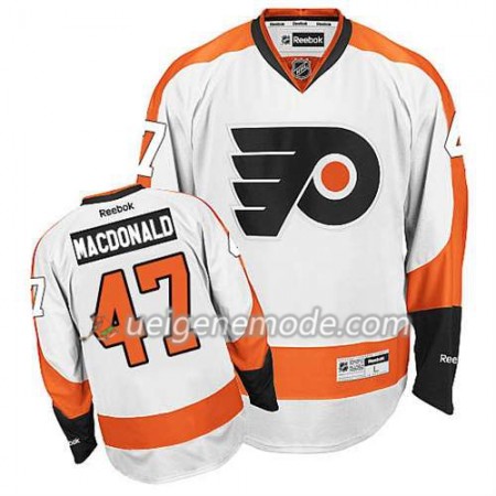 Reebok Herren Eishockey Philadelphia Flyers Trikot Andrew MacDonald #47 Auswärts Weiß