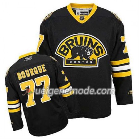 Reebok Herren Eishockey Boston Bruins Trikot Ray Bourque #77 Ausweich Schwarz