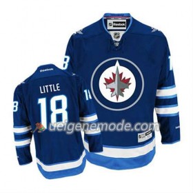 Reebok Herren Eishockey Winnipeg Jets Trikot Bryan Little #18 Heim Blau