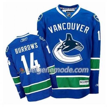 Reebok Herren Eishockey Vancouver Canucks Trikot Alex Burrows #14 Heim Blau