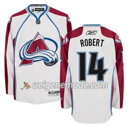 Reebok Herren Eishockey Colorado Avalanche Trikot Rene Robert #14 Auswärts Weiß