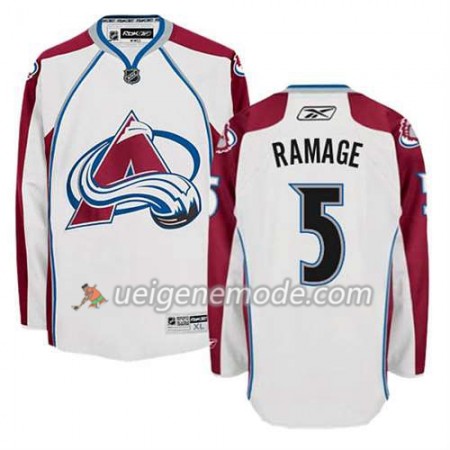 Reebok Herren Eishockey Colorado Avalanche Trikot Rob Ramage #5 Auswärts Weiß