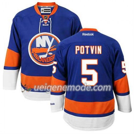 Reebok Herren Eishockey New York Islanders Trikot Denis Potvin #5 Heim Blau
